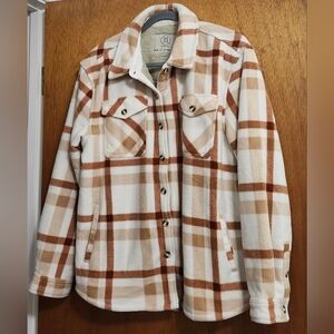 VERY WARM Womens Plaid, Lined Jacket - s'mores, anyone?